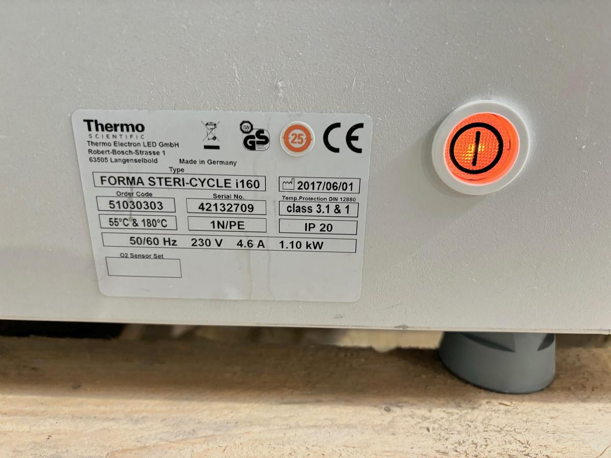 Used 2017 THERMO SCIENTIFIC  FORMA STERI-CYCLE i160