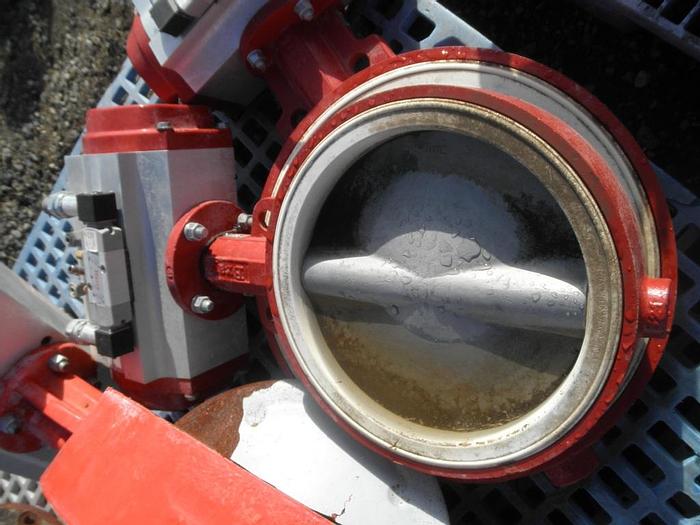 Used Valve, Butterfly, 12" to 15", S/st & Lined, (7) Valves, #S741497