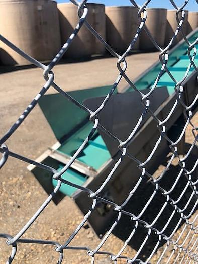 Used 32' Long Flighted Incline Conveyor