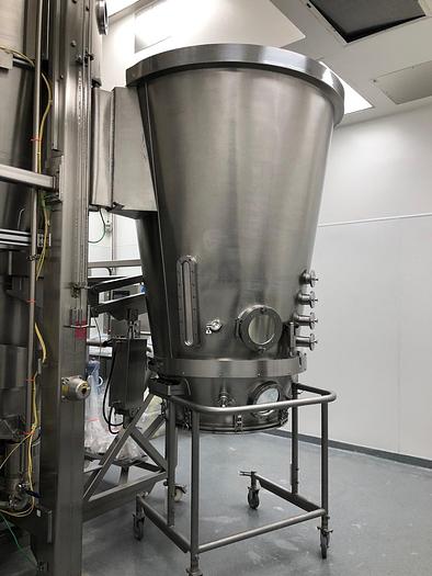 Used Glatt GPCG 60 Fluid Bed Dryer