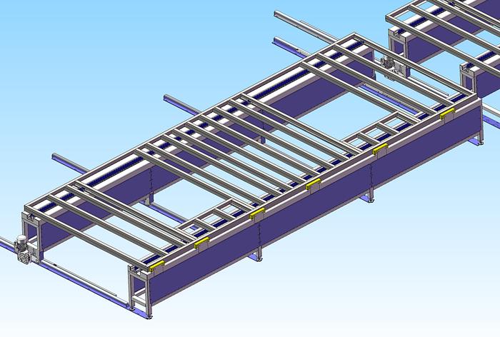 Steel Frame Assembly Table