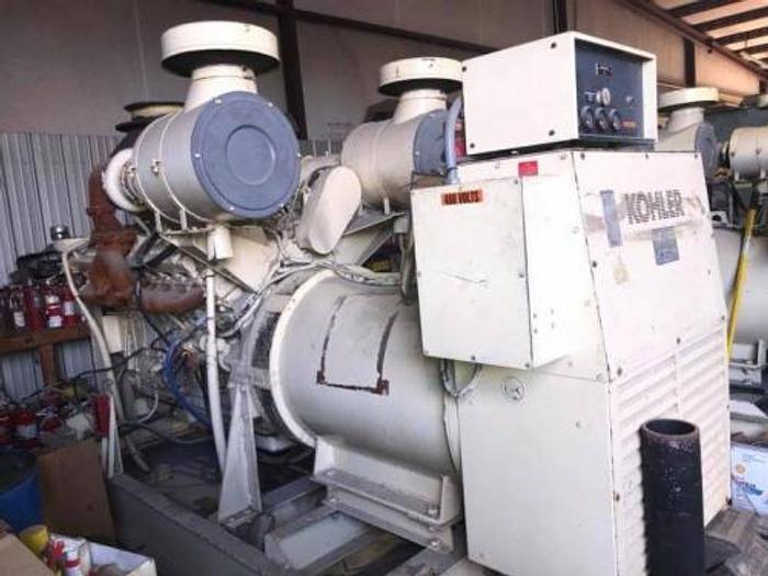 Used 0.8 MW 1994 Used Kohler 800R0ZD77 Diesel Generator Set