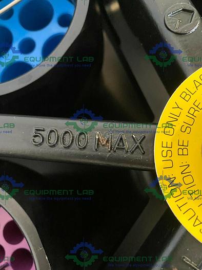 Used Sorvall  H6000A Swing Bucket Rotor 5000RPM w/ 6 1000mL Buckets and Locking Stud