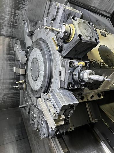 Used 2017 HWACHEON CUTEX 180AL YSMC CNC Turning Center with Live Tooling Y-Axis Sub Spindle & Bar Feeder