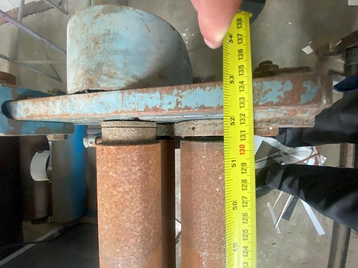 Used Kingsland 1300 x 75mm Manual Plate Rolls