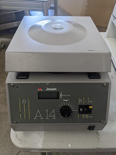 Used Jouan A14 Benchtop Microcentrifuge w/ 20 Slot Rotor FULLY TESTED