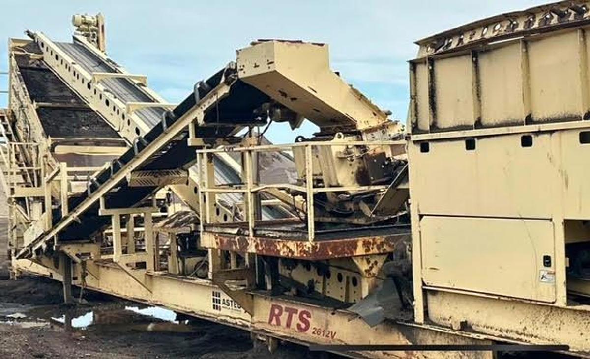 Used ASTEC "PRO SIZER" Model 3100  Portable “Pro Sizer” Milled Asphalt Crusher Screening Plant