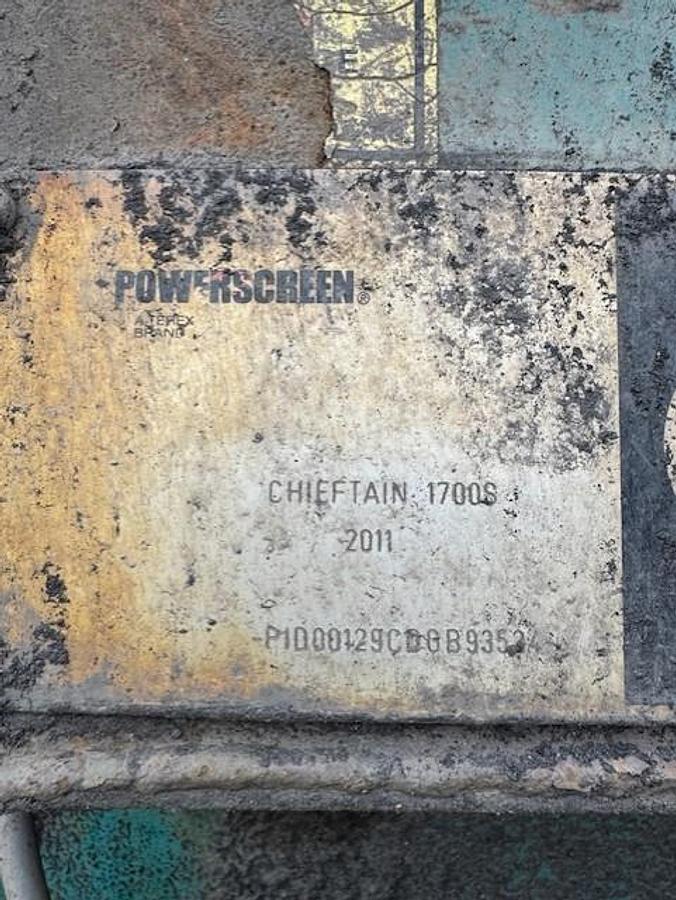 Used 2011 Powerscreen Chieftain 1700S