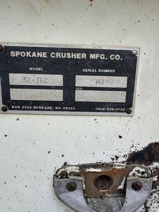 Used Portable Spokane Crushing Plant