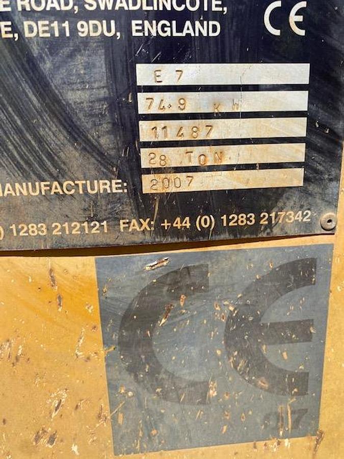 Used 2007 EXTEC Model E-7 Crawler Mounted Screening Plant, SN: 11497, with 12,400 hours, diesel engine, 5' X 16' Double Deck Incline