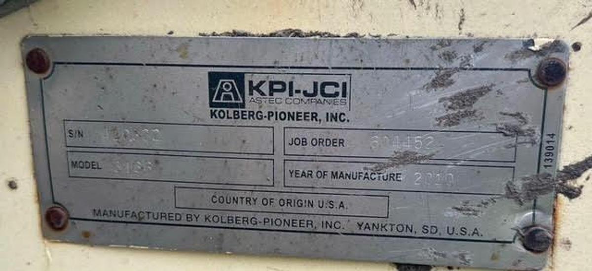 Used ASTEC "PRO SIZER" Model 3100  Portable “Pro Sizer” Milled Asphalt Crusher Screening Plant