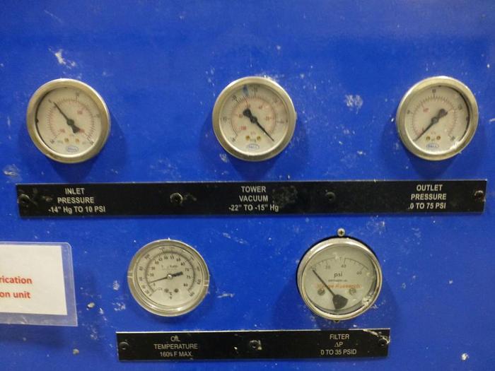 Used PALL LUBRICATION AND HYDRAULIC OIL PURIFIER