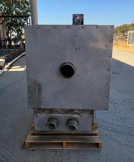 Used Hopper, 50 CF, S/st, 51" x 30" x 72", Cone Bottom, A #S744198