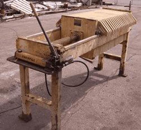 Used 3.5 CU. FT. LANCO FILTER PRESS – POLYPRO. – 470 MM – C.G.R. – MANUAL CLOSURE