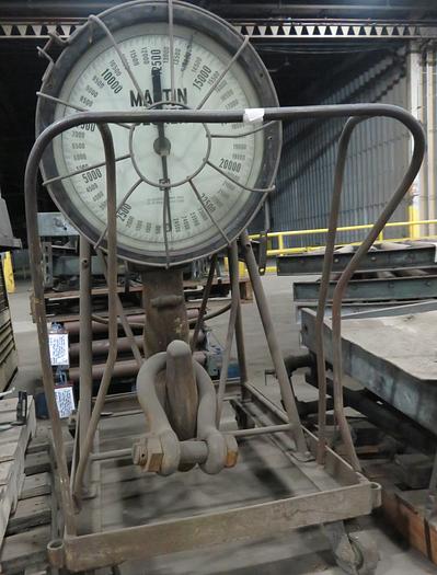 Used MARTIN DECKER CRANE SCALE