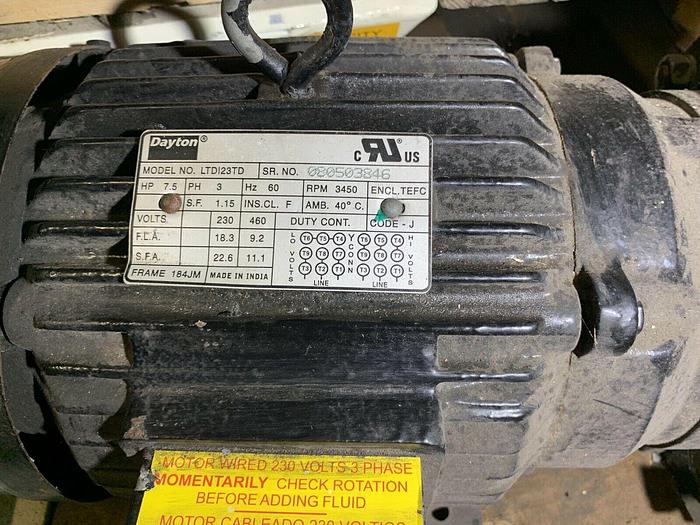 Used MARCH Model:  TE-8C-MD Series Centrifugal Pump