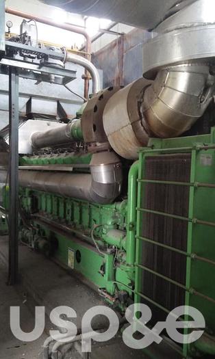 1 MW 2002 New Jenbacher JMS 320GS SL Natural Gas Generator