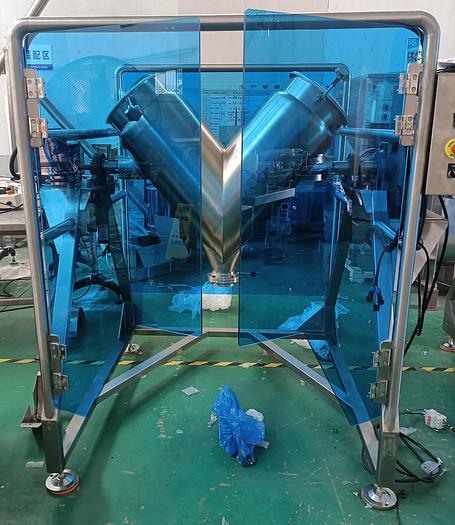 NEW 2 CU. FT. WORKING CAPACITY TWIN SHELL BLENDER WITH INTENSIFIER BAR - S/S