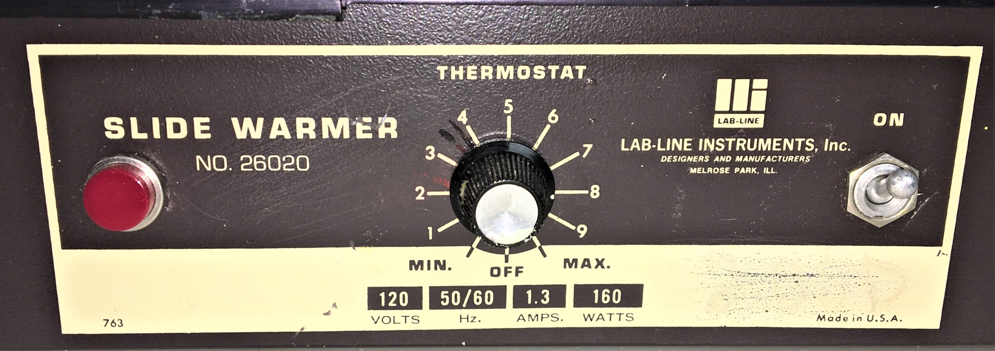 Used Lab-Line 26020 Slide Warmer