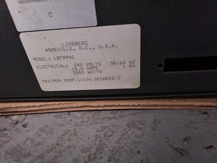 Used Lindberg Heat Treating Oven