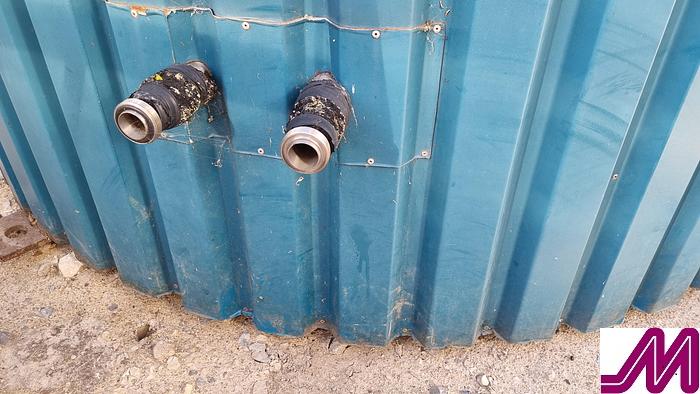 Used 10,000 Litre Stainless Steel Insulated Jacked and Pressed Steel Clad Tank with Top Mounted Agitator