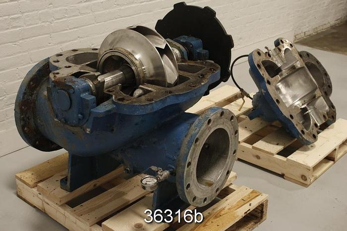 Used Goulds 3410 Split Case Pump, 10x12x14 #36316