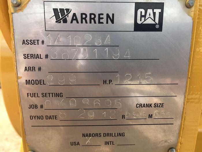 Used Caterpillar D399B PCTA