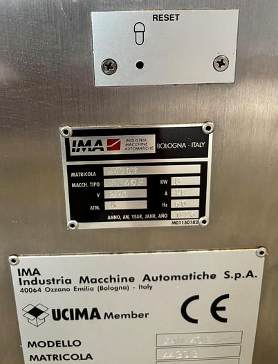 Used 1 Used IMA-Zanasi Automatic Capsule Filler, Model 40F