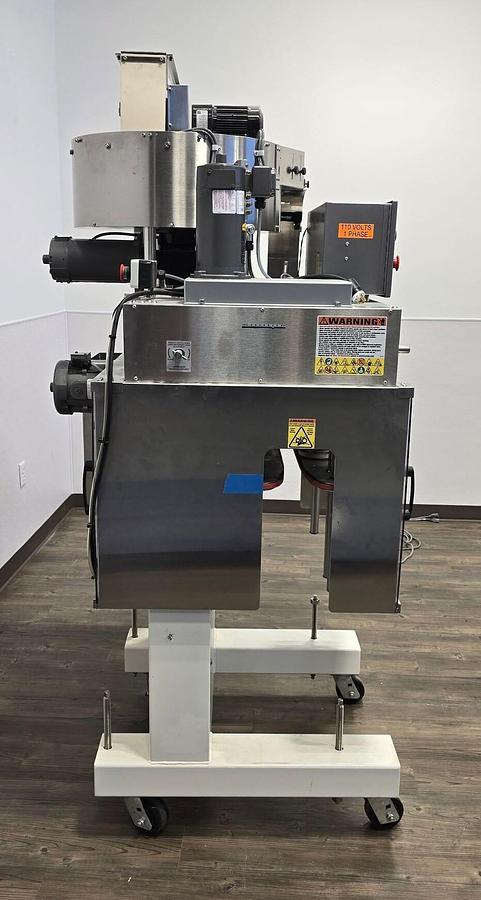 Used Used Kaps-All Automatic Inline 2 Quill Capper, Model E-4R