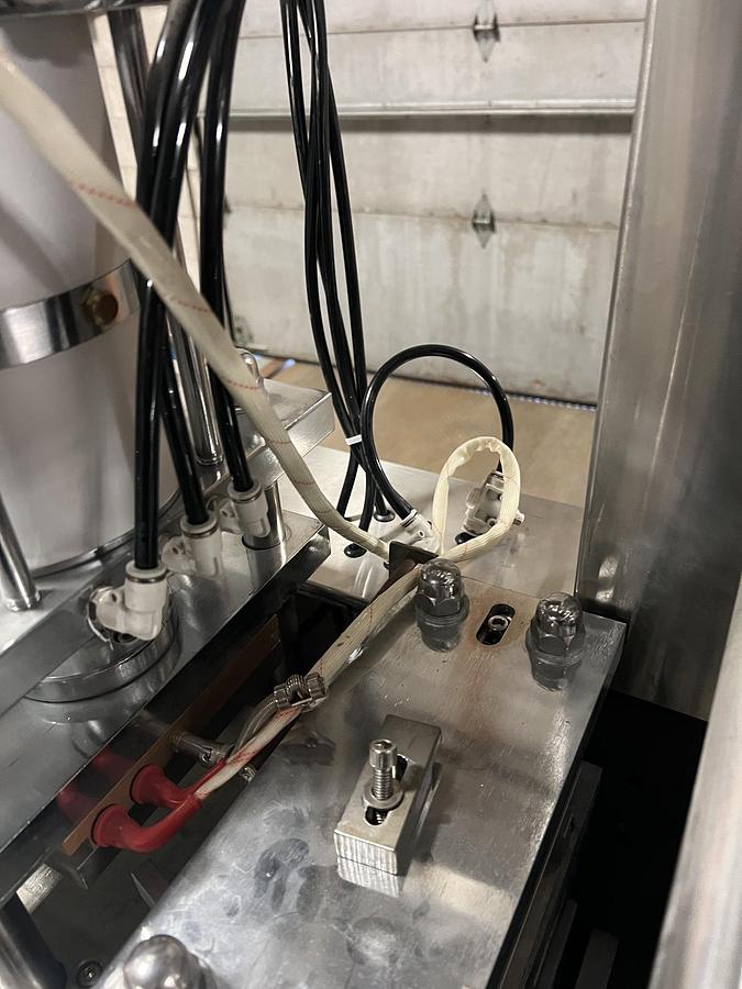 Used Used Automatic Stainless Steel Candy Blister Packaging Machine, Model YX-DPT140