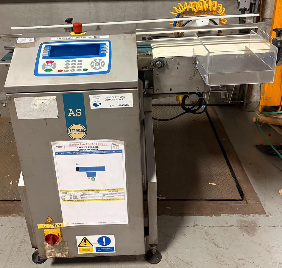 Used Used LOMA Inline Check Weigher, Model AS1500