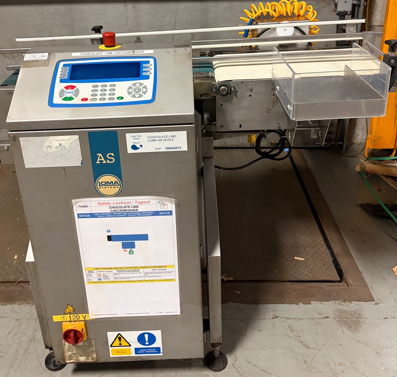 Used Used LOMA Inline Check Weigher, Model AS1500