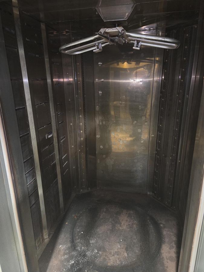 Used Used Adamatic Stainless Steel Double Rack Natural Gas Oven, Model ARO-2G