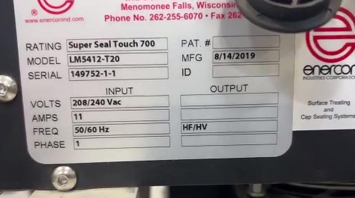 Unused Automatic Tablet Packaging Line from Aesus Packaging Systems and NJM Packaging Inc.