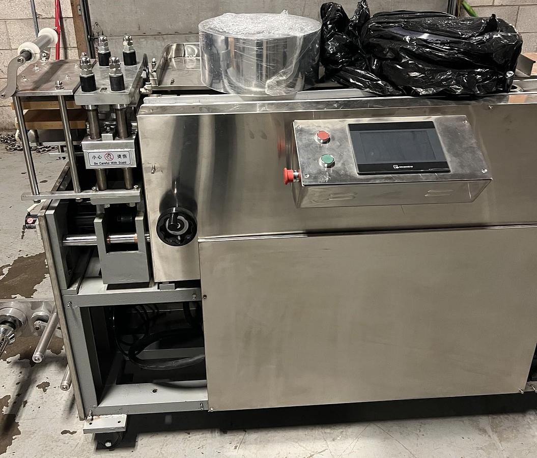 Used Used Automatic Stainless Steel Candy Blister Packaging Machine, Model YX-DPT140