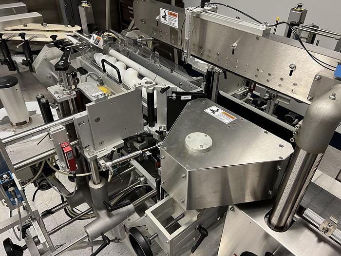 Used Used Accraply Front/Back and Wraparound Pressure Sensitive Labeler, Model 35PW-S