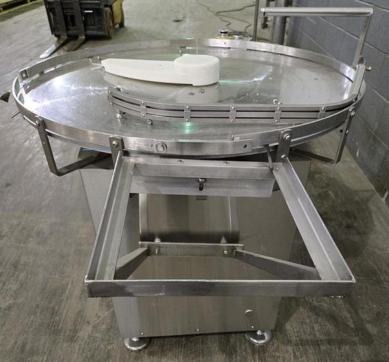 Used Used Chase-Logeman 36” Stainless Steel Accumulating Table, Model 24-36 U/A