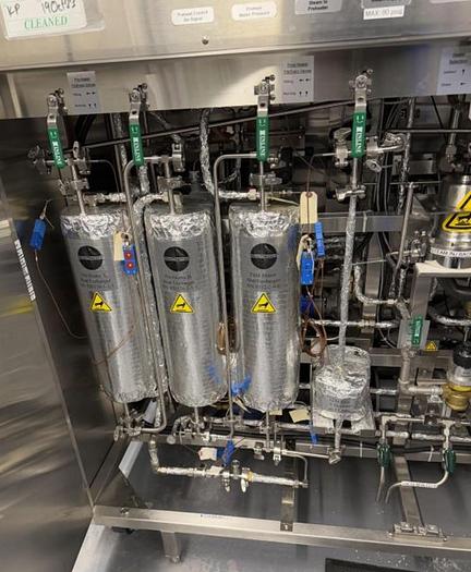 Used Used Microthermics UHT/HTST Lab 25 DIPW Direct Steam Pasteurizing System