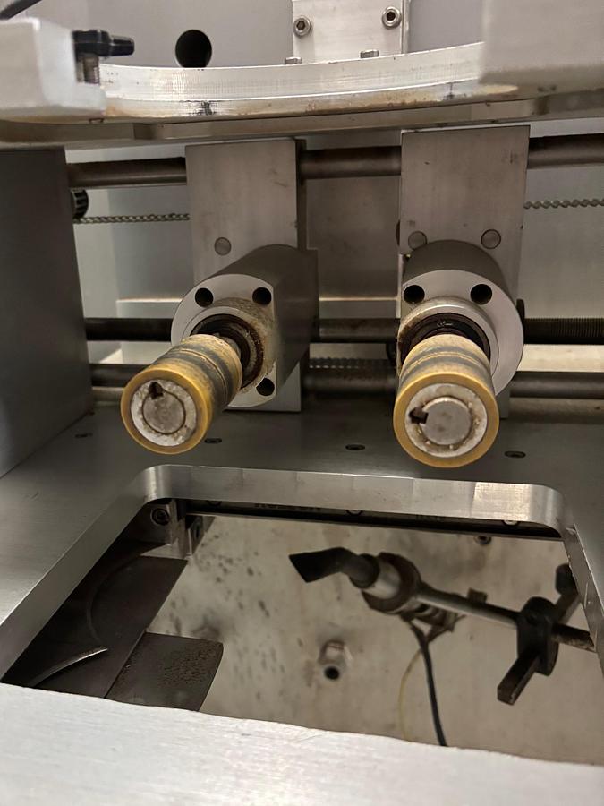 Used Used Aesus Automatic Neck and Body Bander, Model Delta Shrink