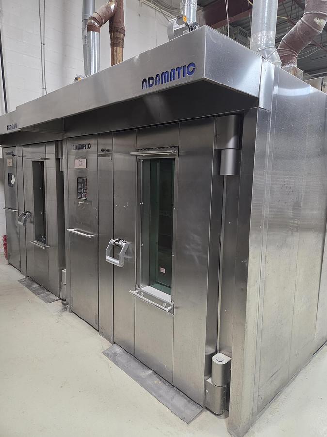 Used Used Adamatic Stainless Steel Double Rack Natural Gas Oven, Model ARO-2G