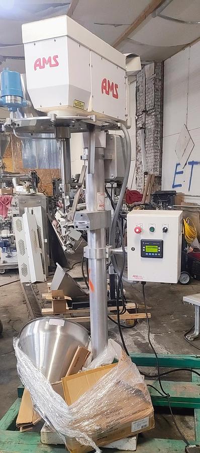 Used Used AMS Single Head Semi-Automatic Powder Auger Filler, Model A100