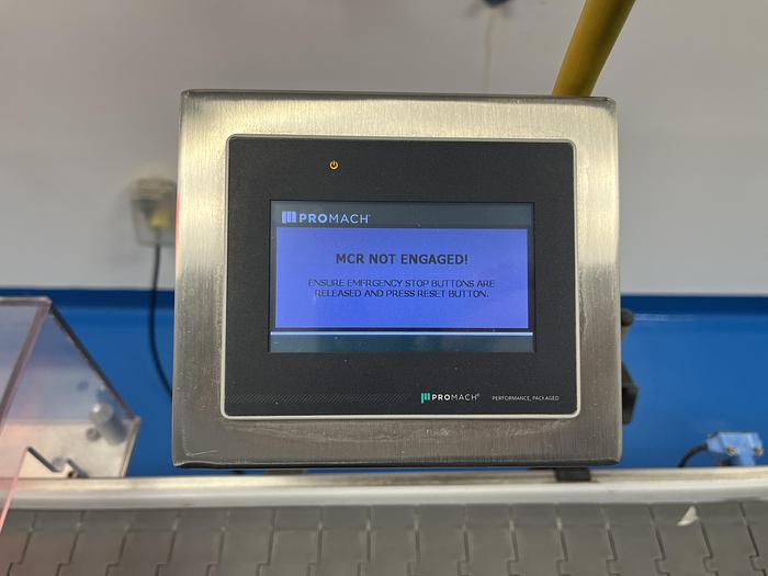Used Used ID Technology Automatic Pressure Sensitive Wraparound Labeler, Model 9130