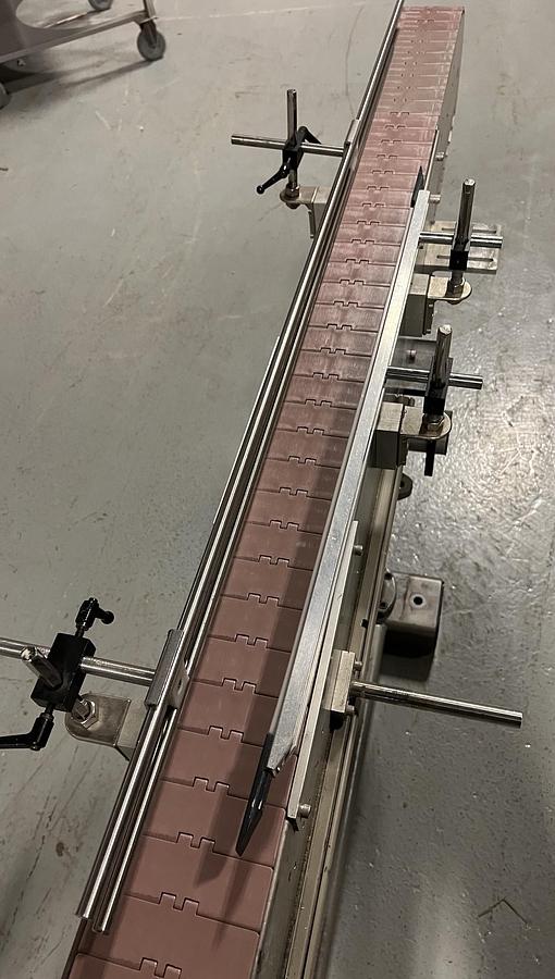 Used Used 9’ Long Stainless Steel Motorized Conveyor