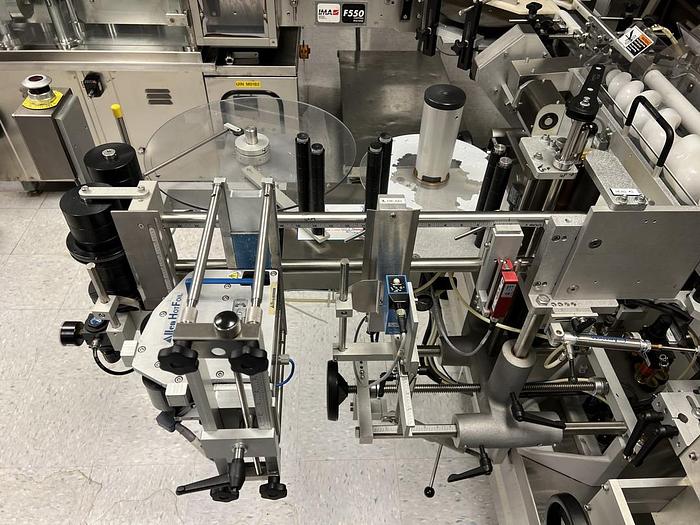 Used Used Accraply Front/Back and Wraparound Pressure Sensitive Labeler, Model 35PW-S