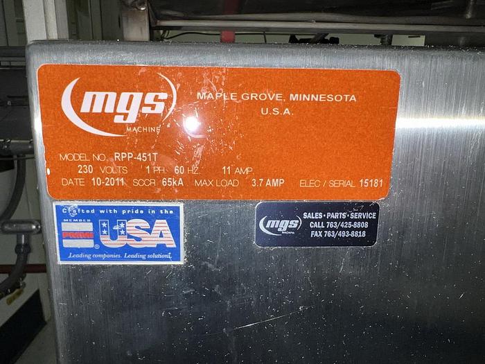 Used Used MGS Plastic Cup Placer