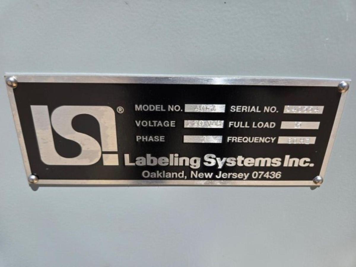 Used Used LSI Automatic Pressure Sensitive Front and Back Labeler, Model 1600