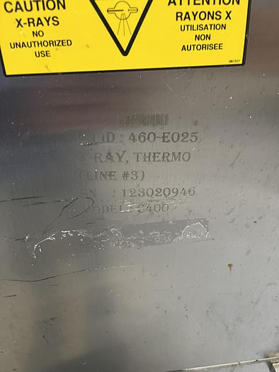 Used Used Thermofisher Scientific Inline X-Ray Inspection System