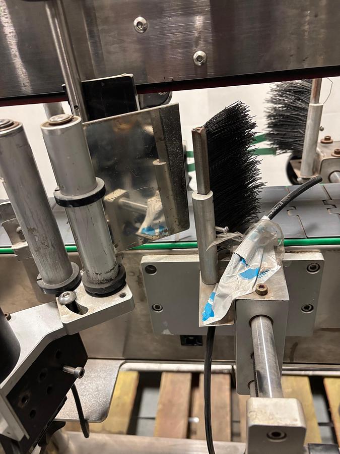 Used Used JDA Stainless Steel Automatic Pressure Sensitive Labeler, Model Pro-Label