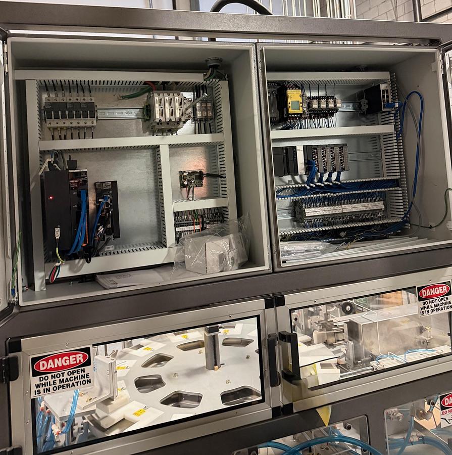 Used Unused Enflex (Paxiom) Automatic Circular 12 Station Rotary Vertical Cartoner, Model Kartner CC-003