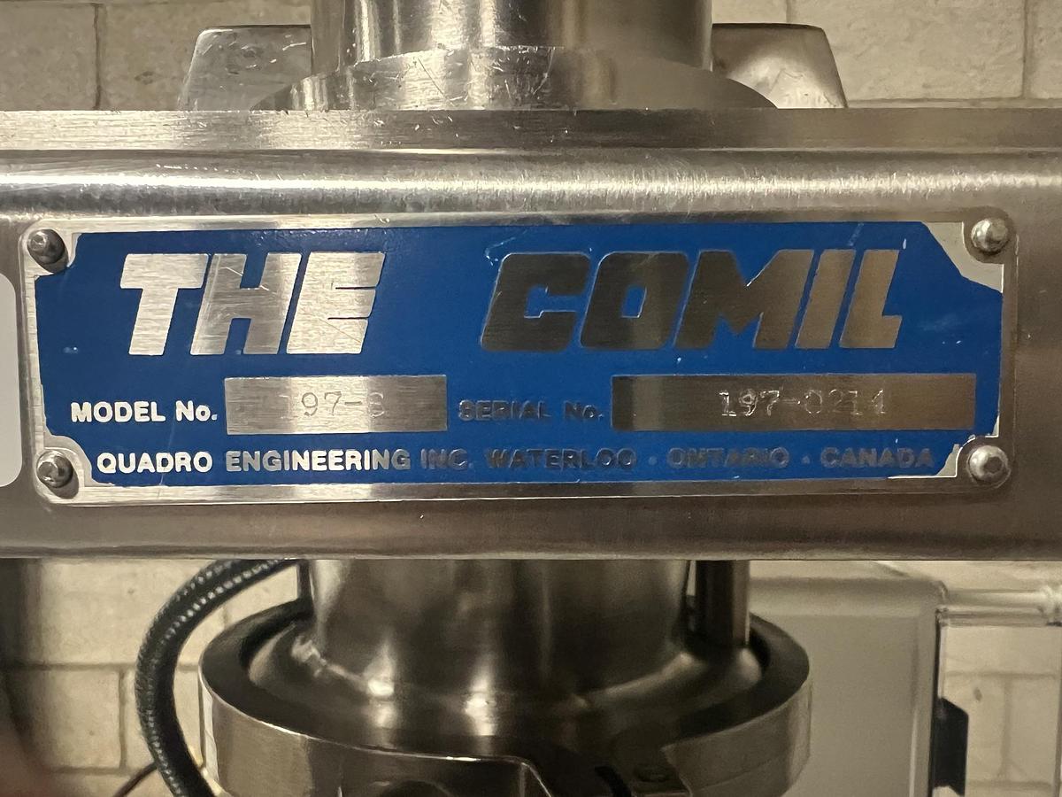 Used Used Stainless Steel Quadro Comil (Overdriven) Size Reduction Conical Mill, Model 197-S